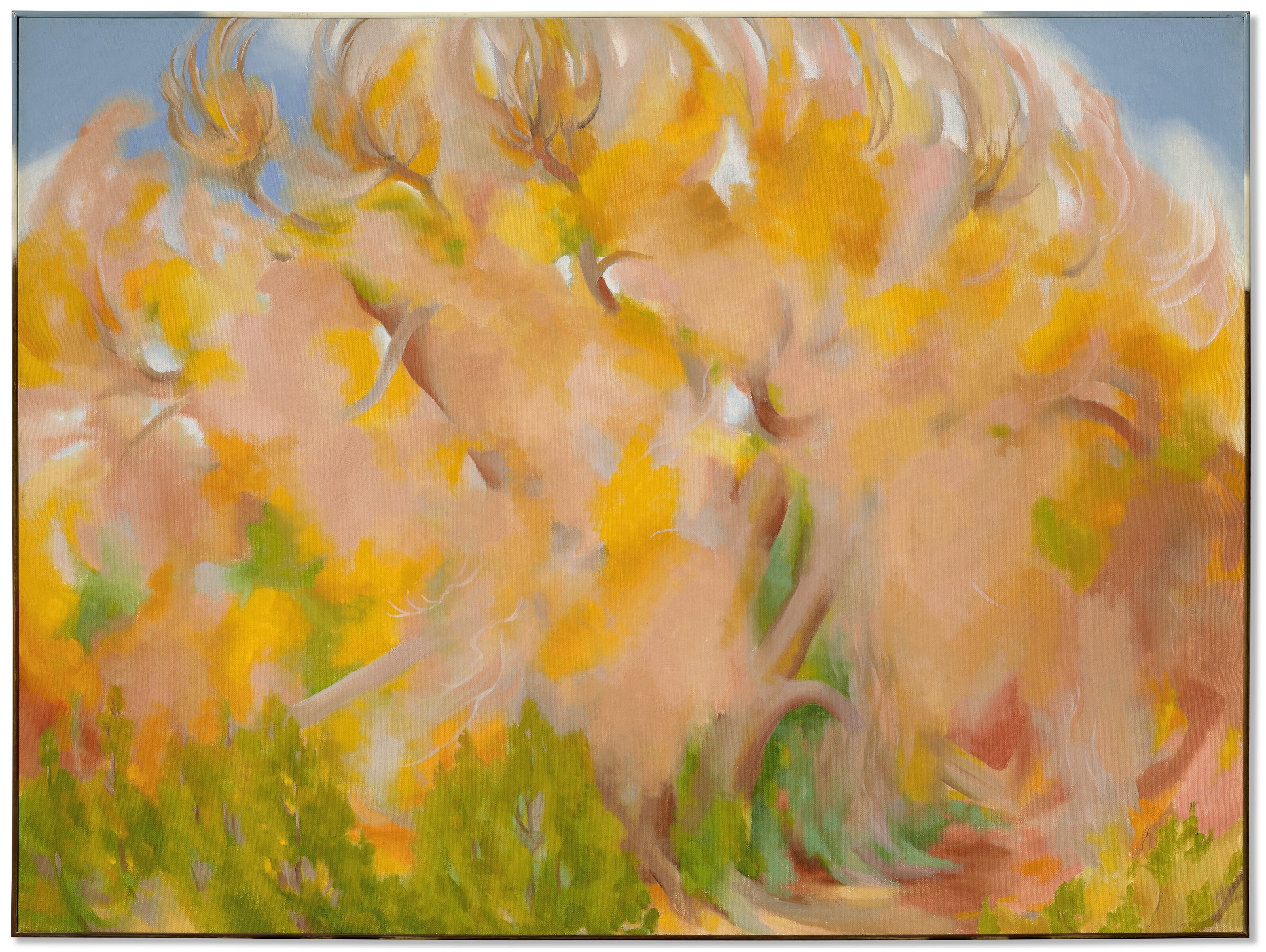Artwork by Georgia O'Keeffe, Autumn Tree, Made of oil on canvas