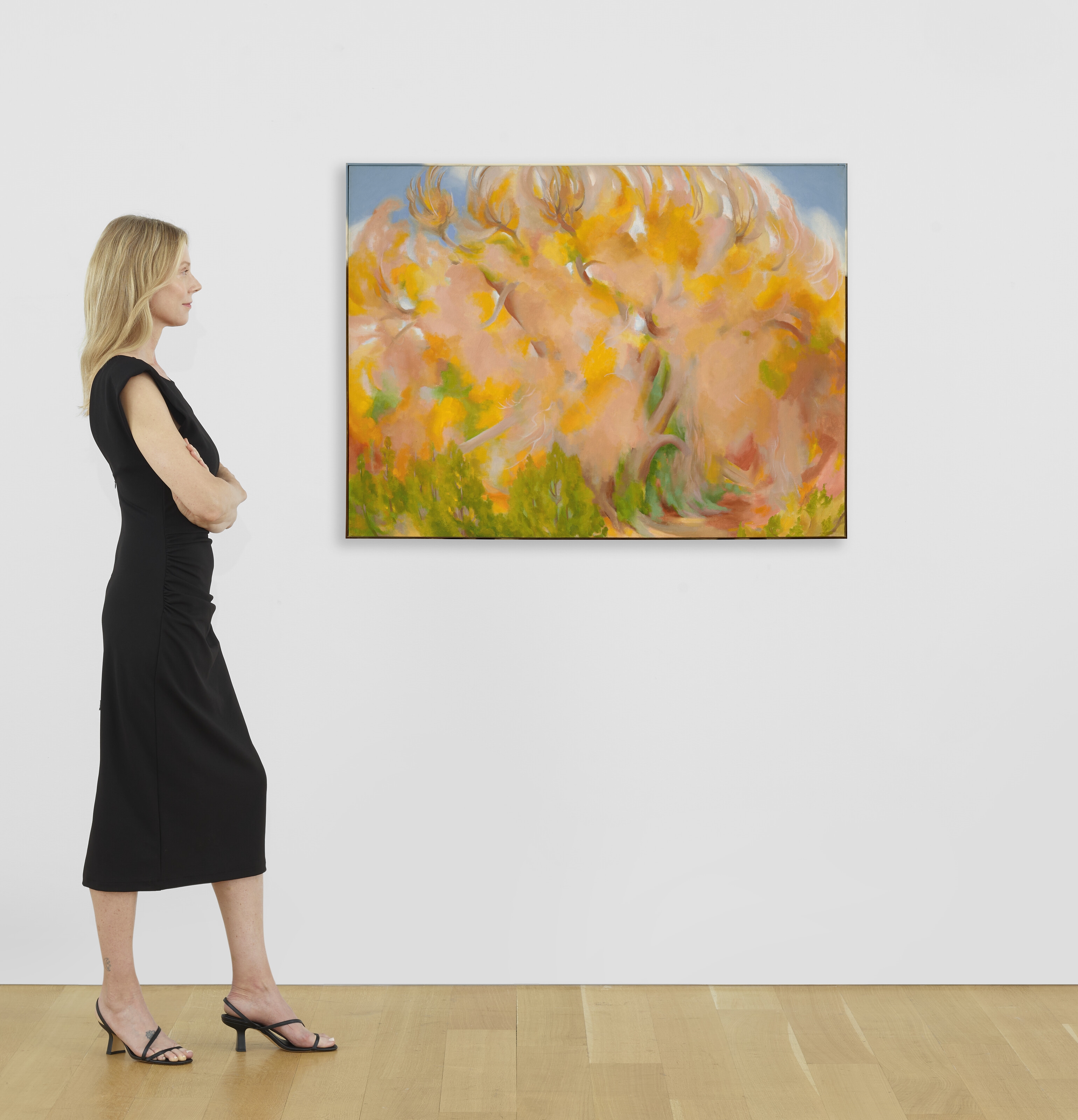 Artwork by Georgia O'Keeffe, Autumn Tree, Made of oil on canvas