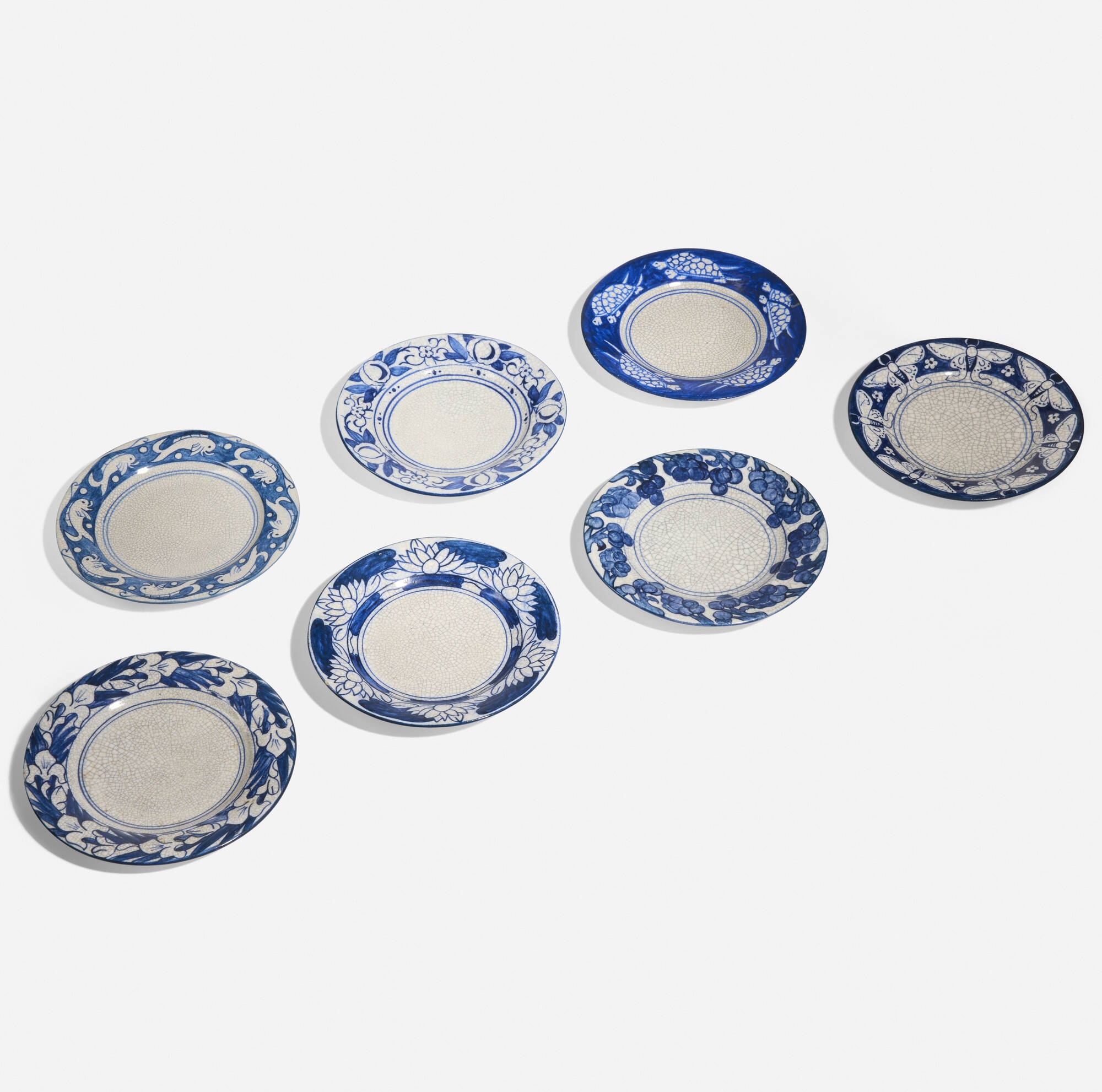 Unknown | Collection of seven plates (1898 - 1929) | MutualArt