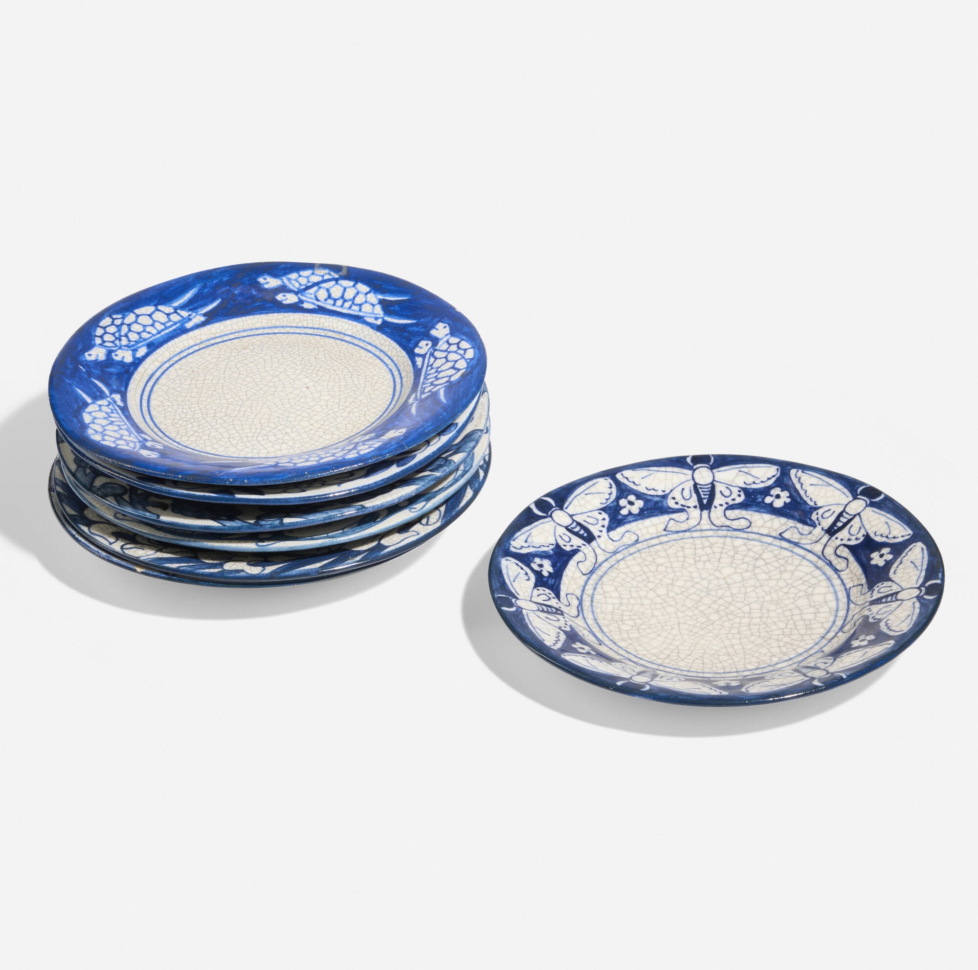 Unknown | Collection of seven plates (1898 - 1929) | MutualArt