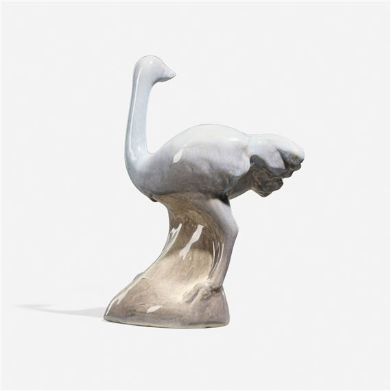 Jens Jensen | Rare production ostrich figure (1947) | MutualArt