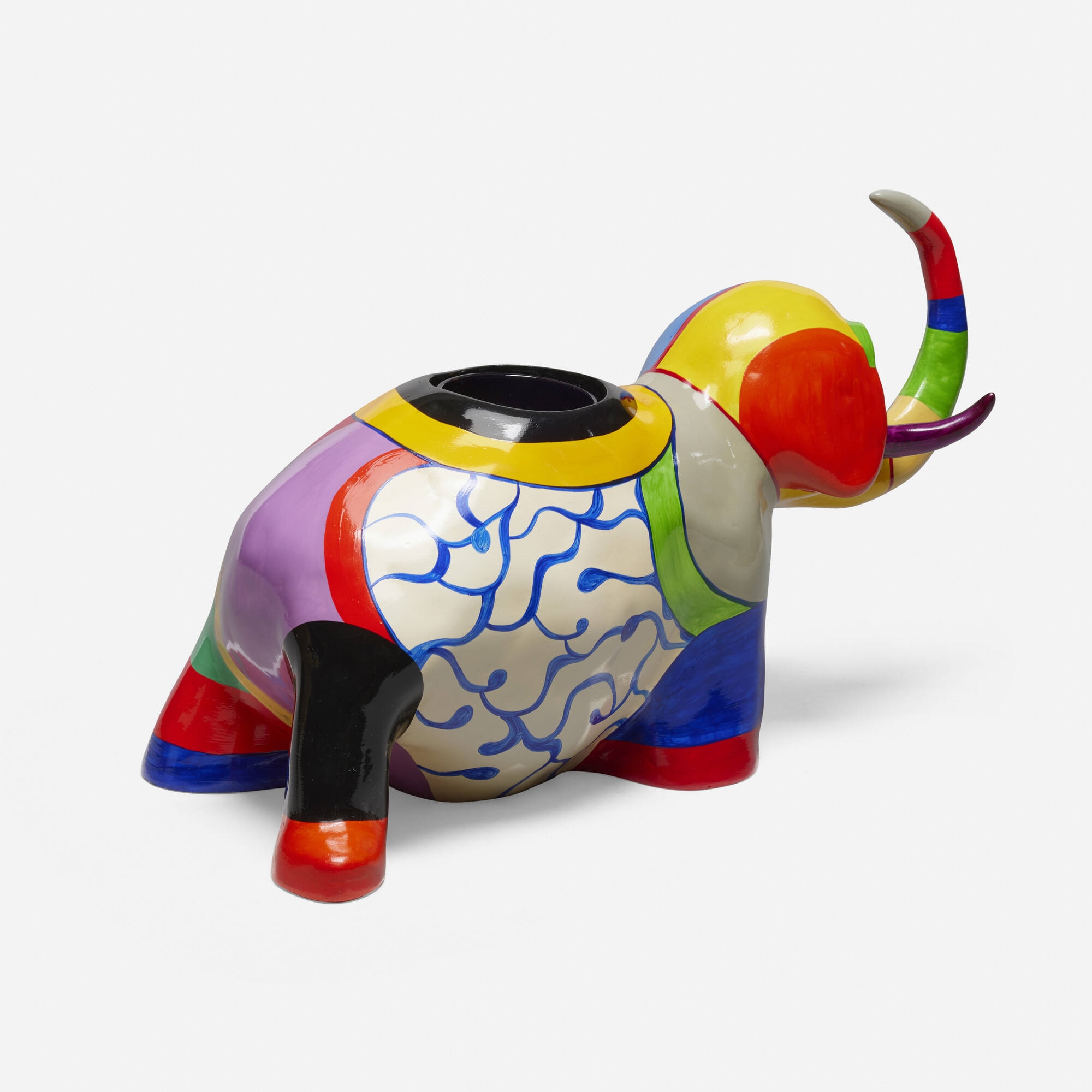 Vase éléphant von Niki de Saint Phalle auf