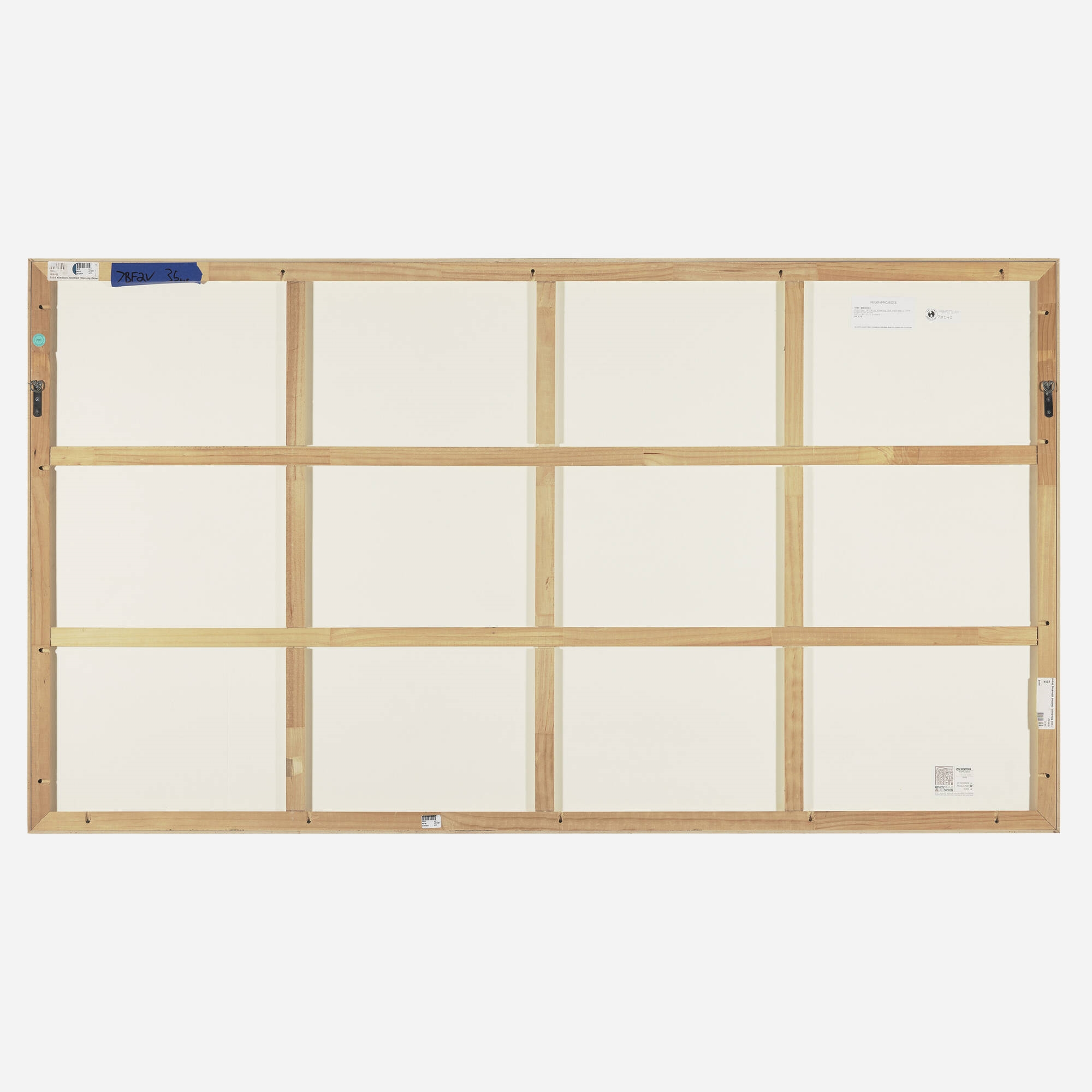 Artwork by Toba Khedoori, Untitled (Working Drawing for Walkaway), Made of tracing paper