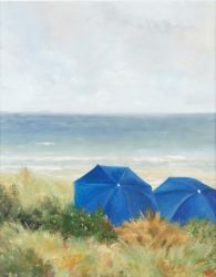 Les parasols bleus - Isabelle de Borchgrave