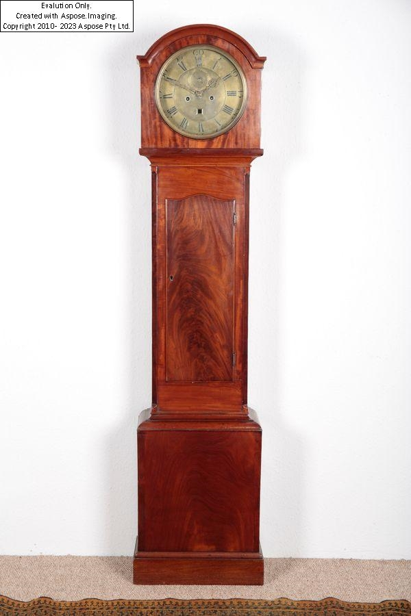 Thomas Johnston | A REGENCY MAHOGANY LONGCASE CLOCK BY THOMAS JOHNSTON ...