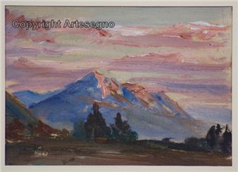 Alberi e montagne - Giuseppe Muner