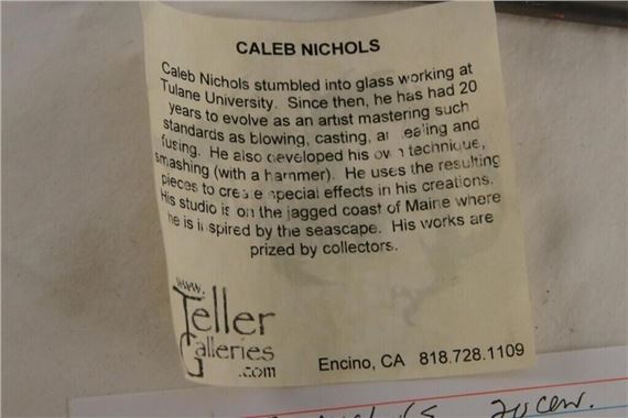 Caleb Nichols | Caleb Nichols Art Glass Sculpture (2005) | MutualArt