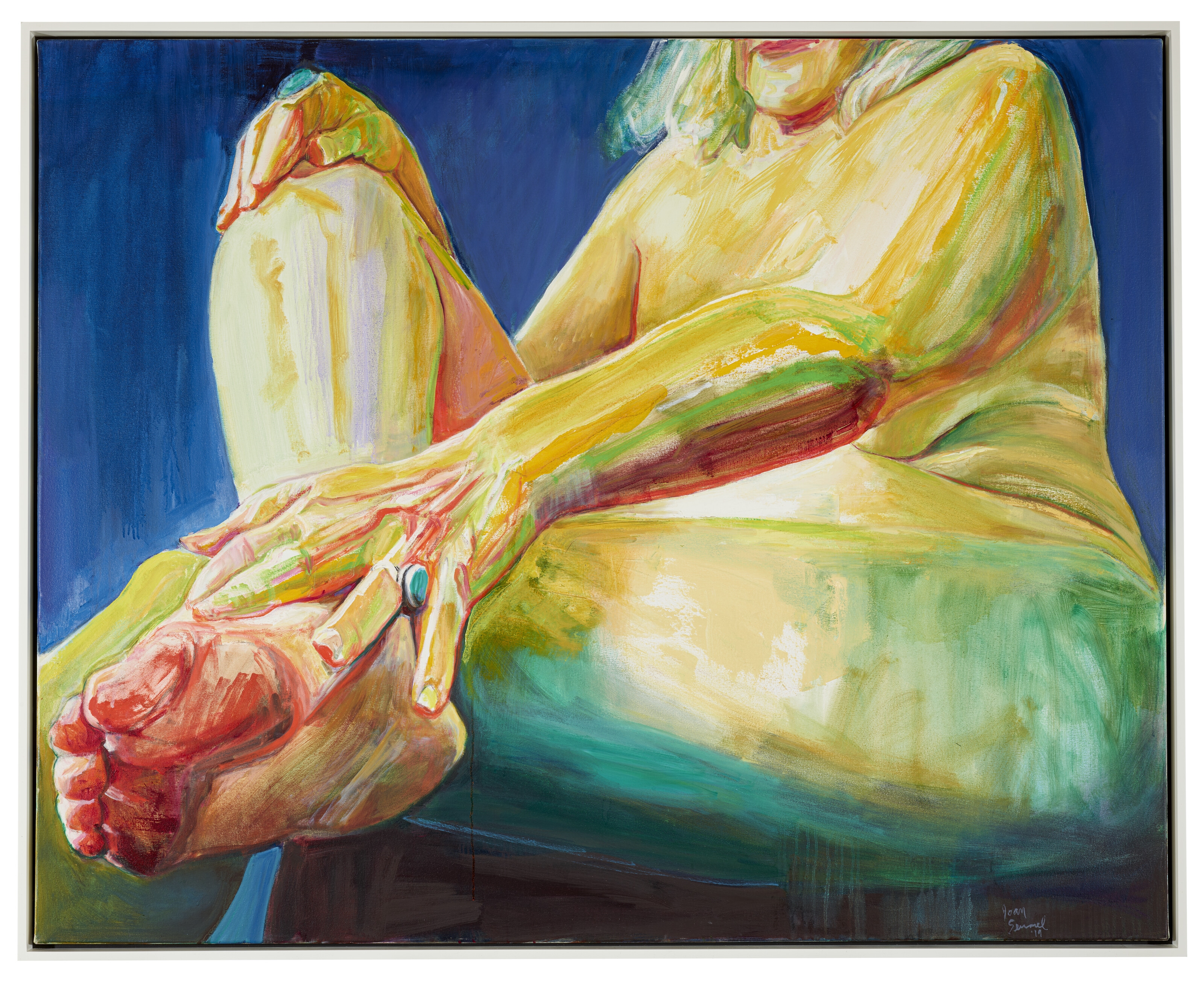 Joan Semmel | Touching Toes (2019) | MutualArt