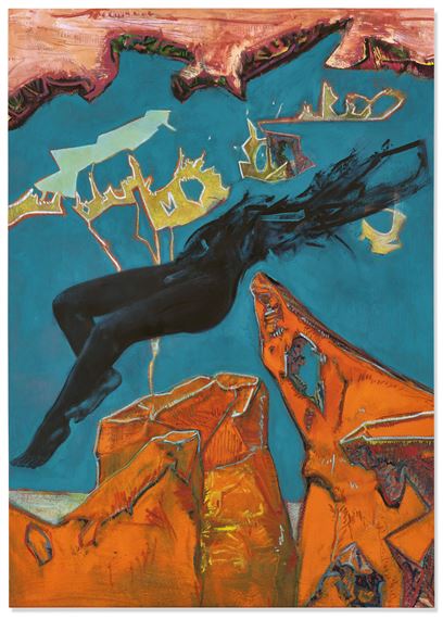 Figure Amid Rocks by Cy Gavin, 2017-2018