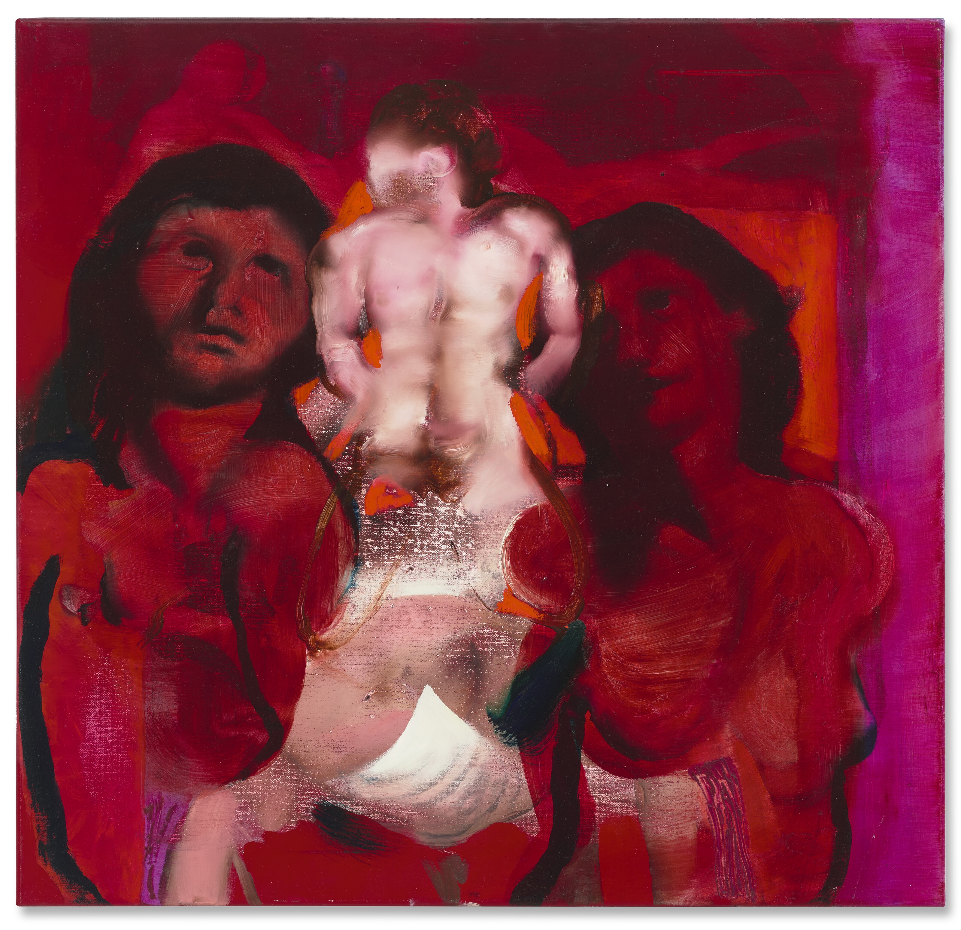 Artwork by Ambera Wellmann, Crimsons, Made of oil on linen