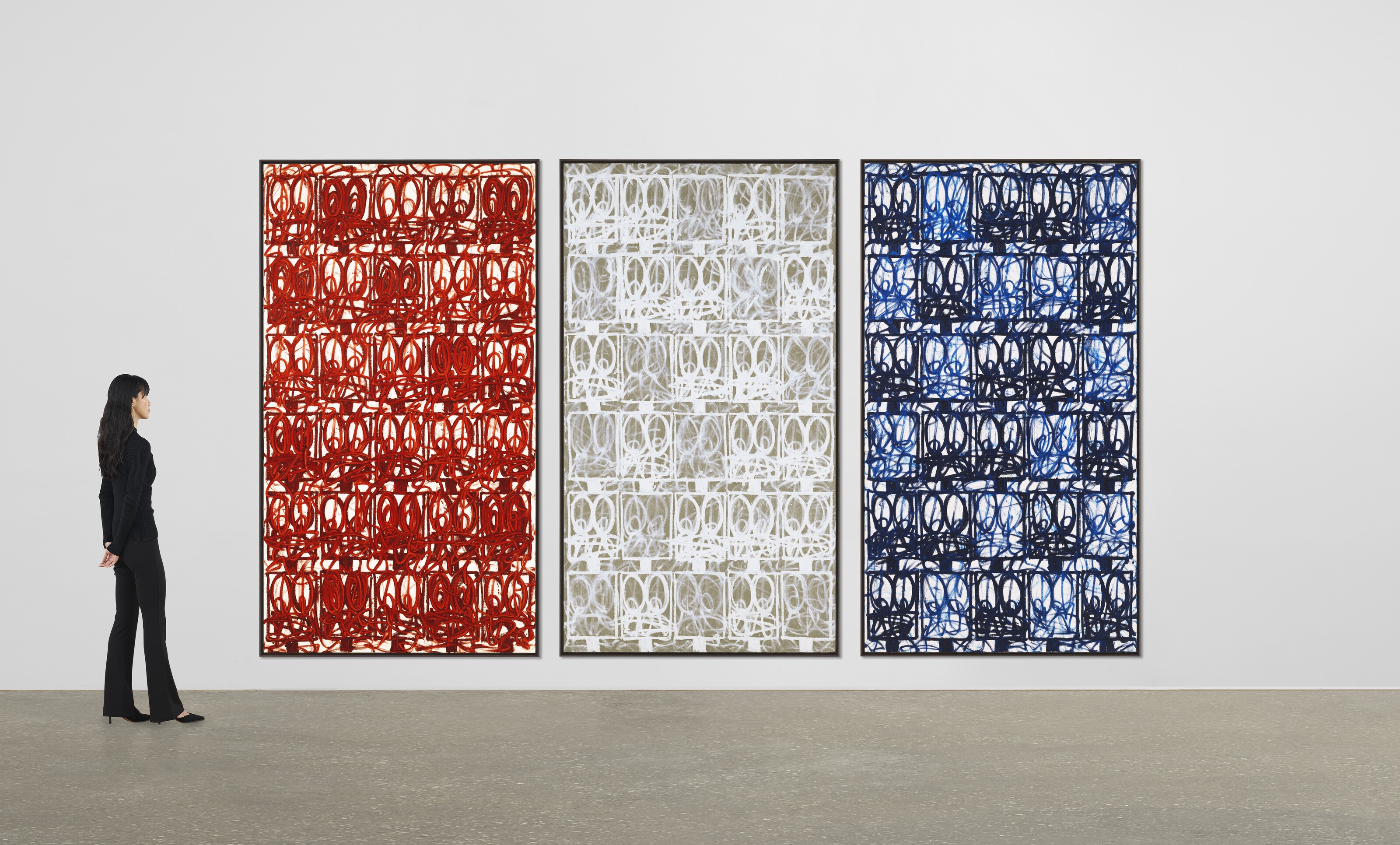 Rashid Johnson | Triptych Box of Rain (2020 - 2022) | MutualArt