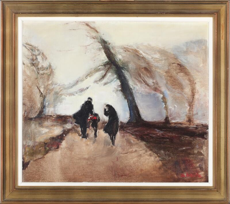 Ib Eisner | Figures in landscape | MutualArt
