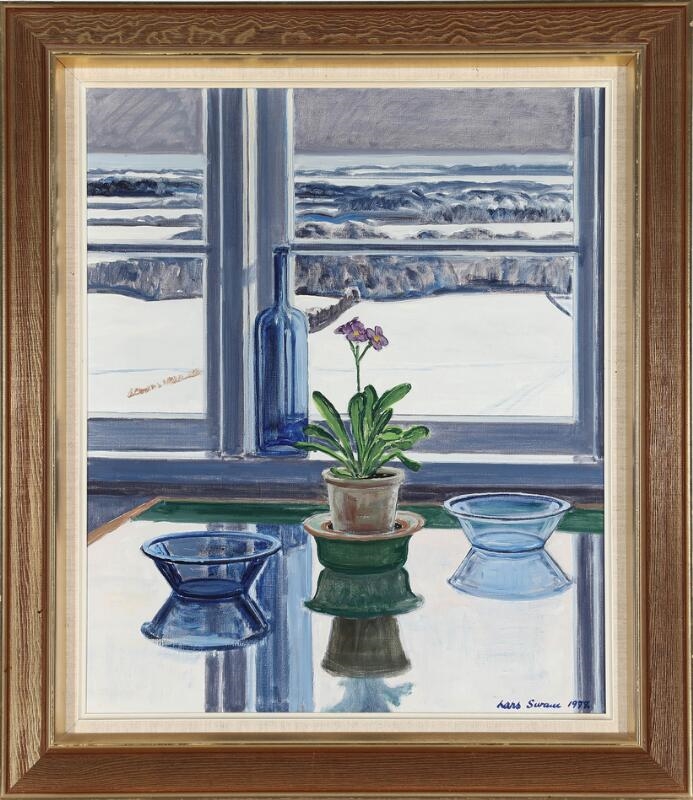 Picture Idea: Lars Swane Still Life With View Through Out The Window