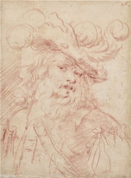 Tête d'homme au chapeau by Jean de Saint-Igny, 1595/1600