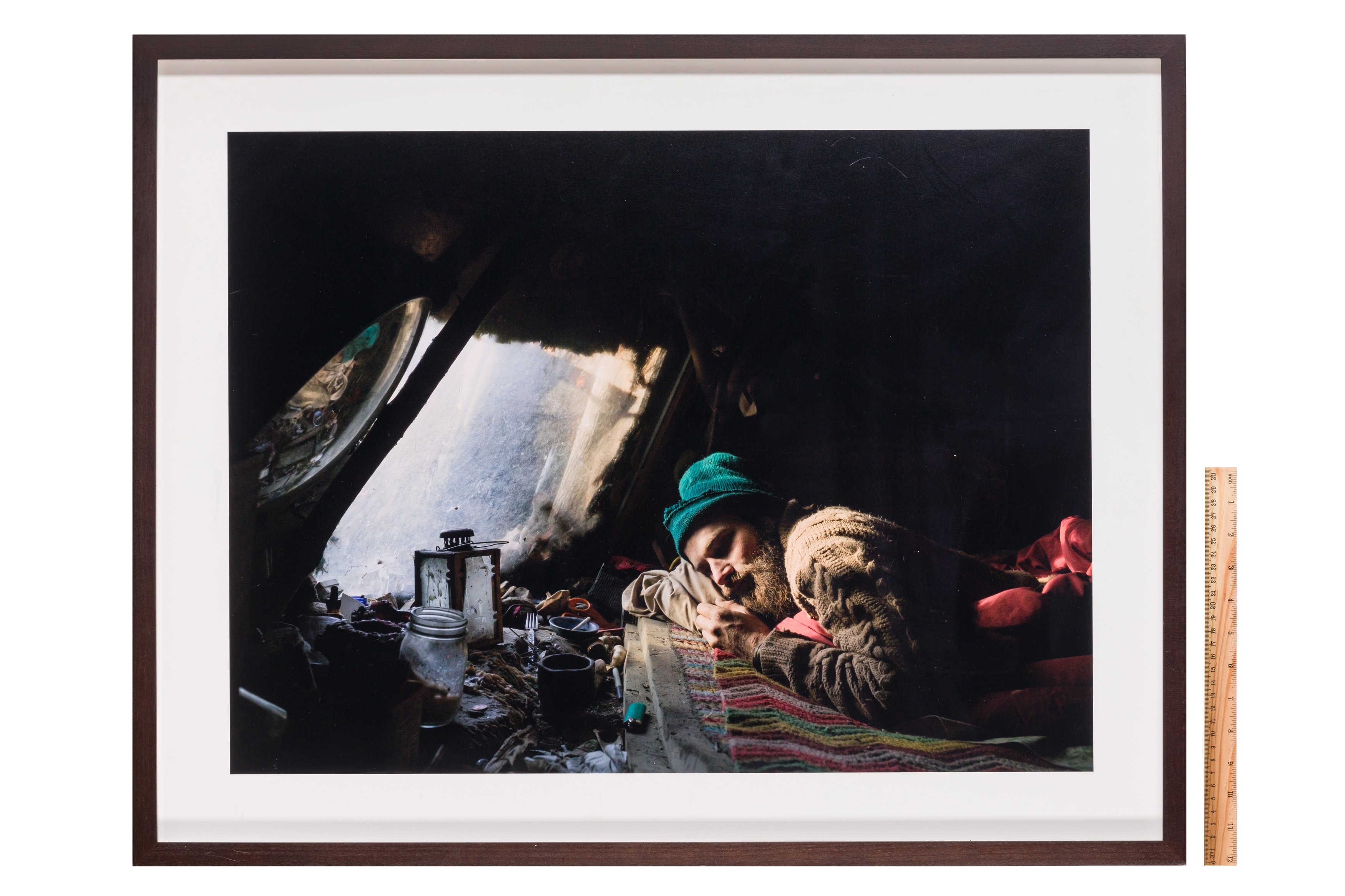Artwork by Lucas Foglia, DAVID IN HIS WIGWAM, Made of digital C-print