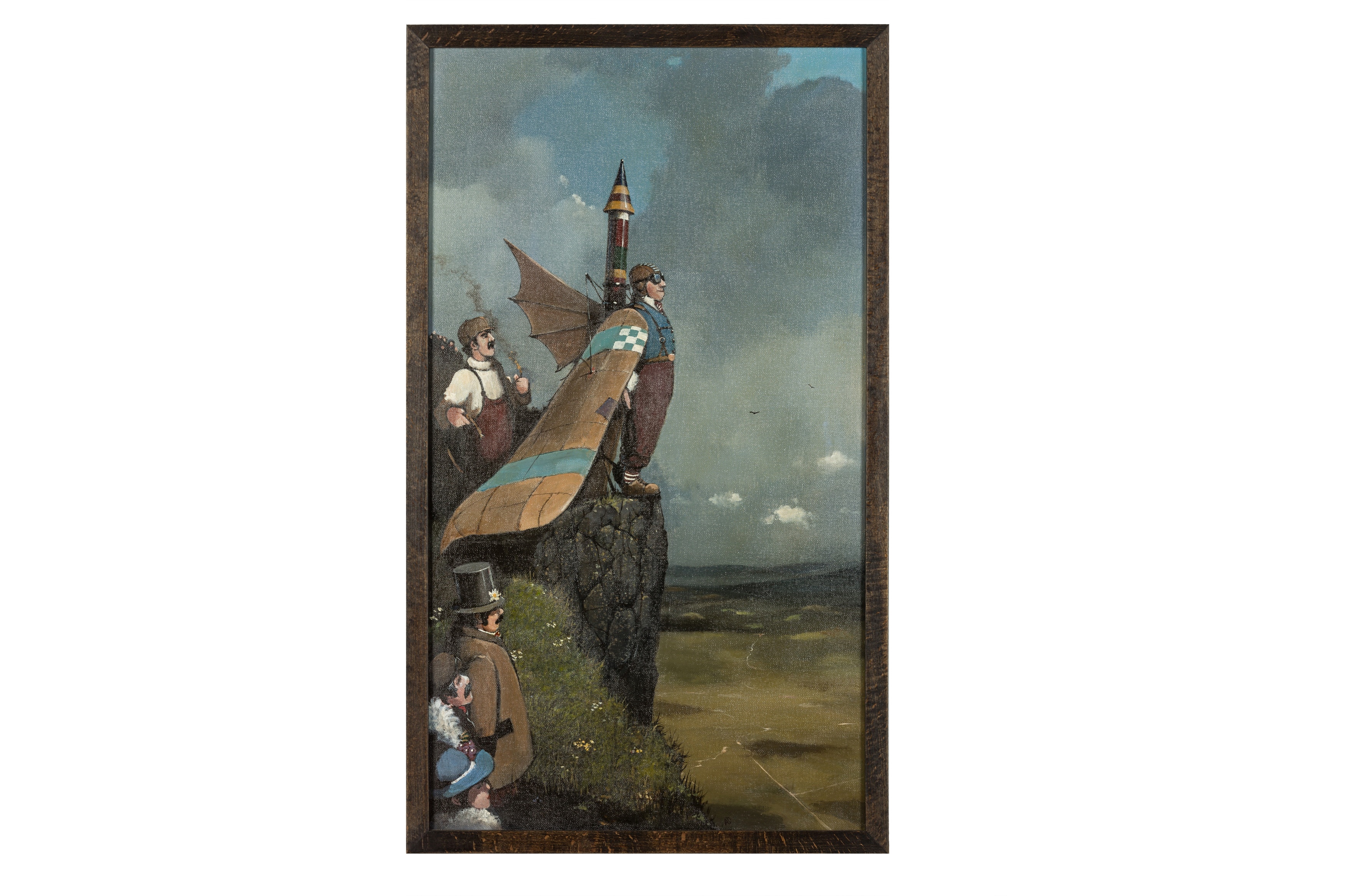 Artwork by Andrew Dillon, The Mad Professor V, Made of oil on canvas