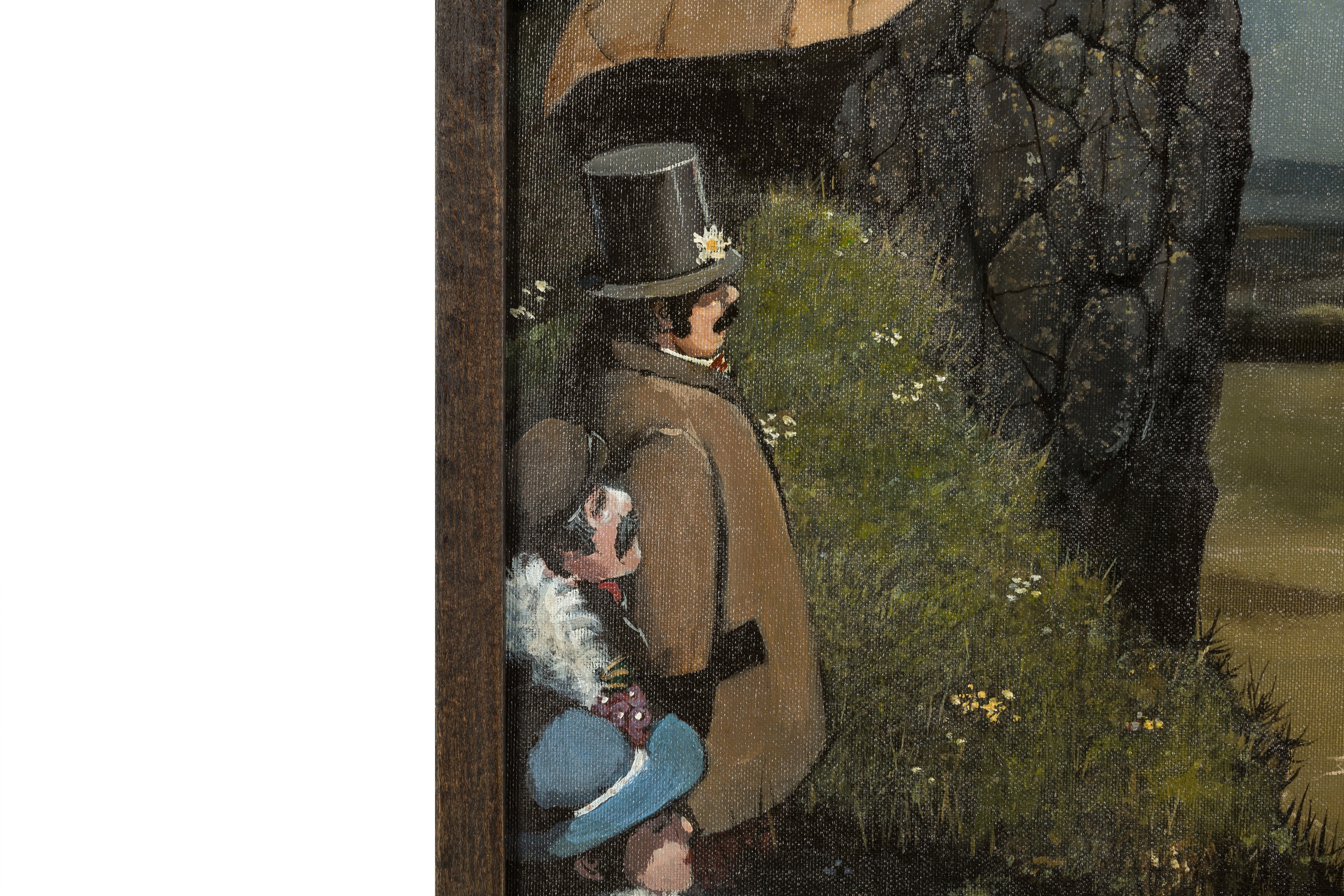 Artwork by Andrew Dillon, The Mad Professor V, Made of oil on canvas