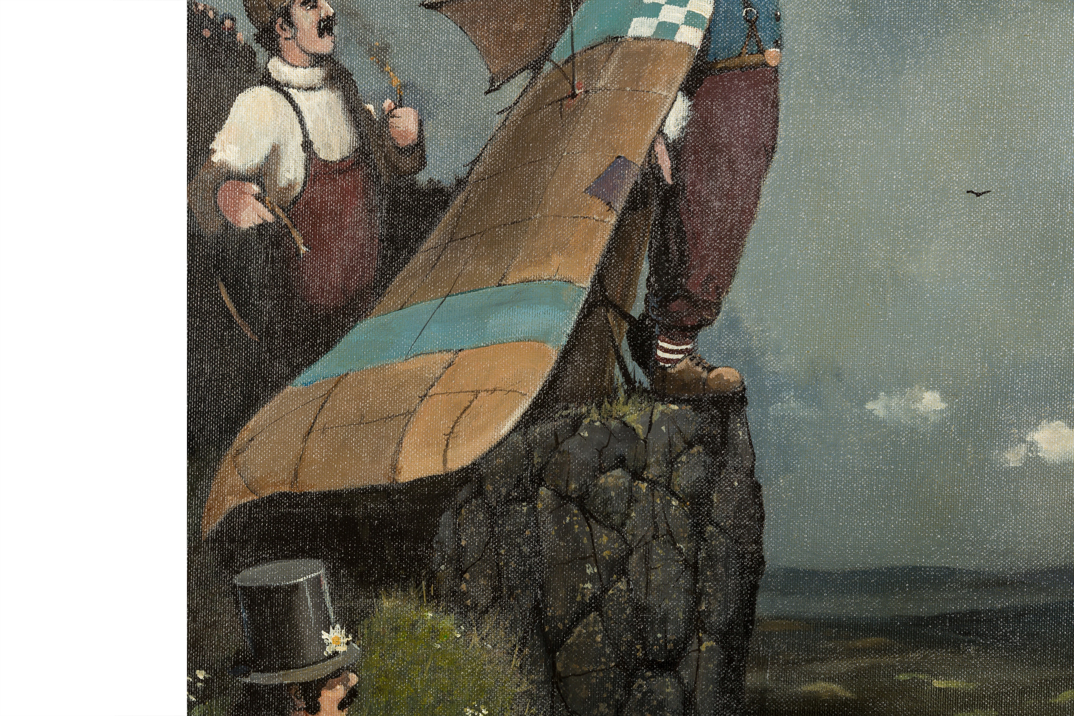 Artwork by Andrew Dillon, The Mad Professor V, Made of oil on canvas