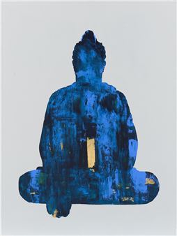 Buddah (blue-gold) - Noon Azaki