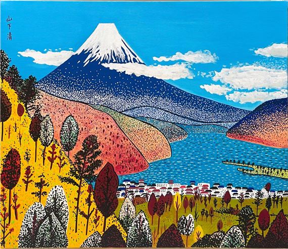 Kiyoshi Yamashita | Large hand-painted oil painting by Kiyoshi