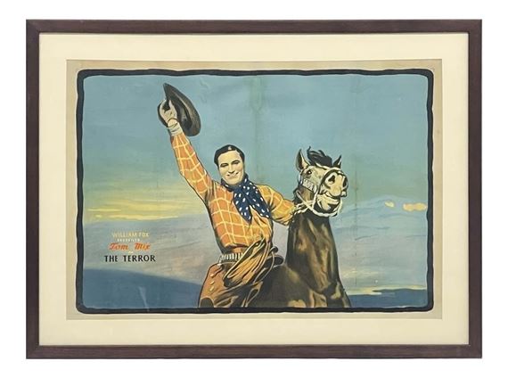 TOM MIX "THE TERROR" POSTER WILLIAM FOX PRODUCTION - William Fox