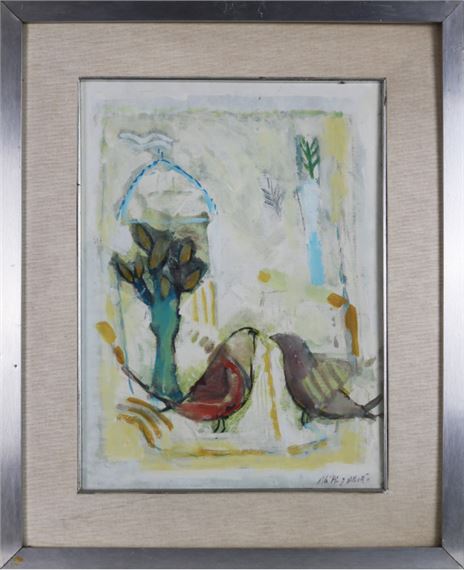 Composizione con due volatili by Ali Al Jabiri