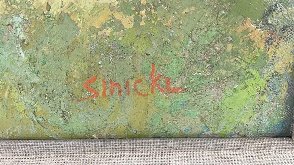 George Rene Sinicki | FRENCH LANDSCAPE BY GEORGE RENE SINICKI | MutualArt