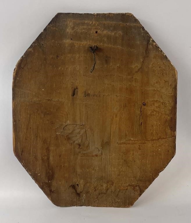 Artwork by Patron Saint, OIL / PANEL EARLY SANTOS PORTRAIT OF ST. AGNES, Made of PANEL