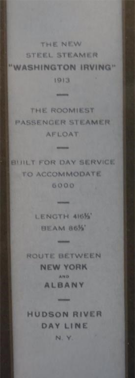 Artwork by Washington Irving, LITHOGRAPH OF WASHINGTON IRVING HUDSON DAYLINE, Made of LITHOGRAPH