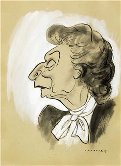 Lotto composto di 4 caricature a tema teatrale - Umberto Onorato