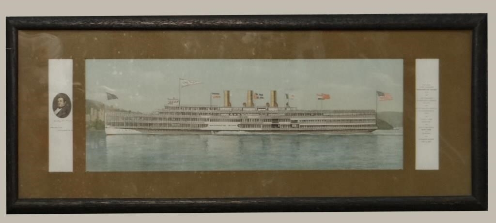 Artwork by Washington Irving, LITHOGRAPH OF WASHINGTON IRVING HUDSON DAYLINE, Made of LITHOGRAPH