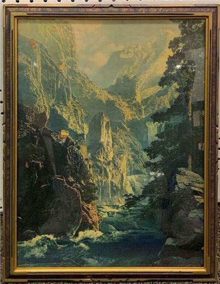 Framed Maxfield Parrish Print by Maxfield Parrish
