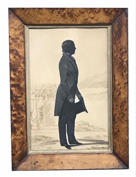 CLASSICA SILHOUETTE BY AUGUSTE EDOUART by Augustin Amant Constant Fidèle Edouart, 1844