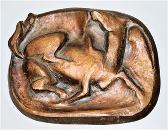 Abstrahiertes Reh - Hermann Wilhelm Brellochs