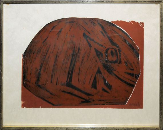 Hase by HAP  Grieshaber, 1960