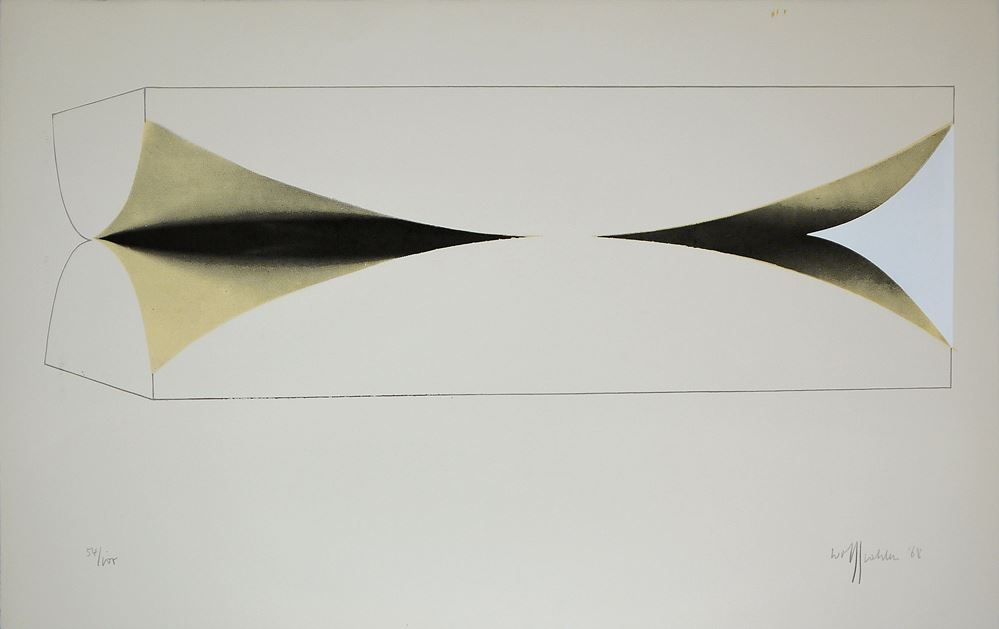 Artwork by Wolf Kahlen, Untitled, Made of color screenprint