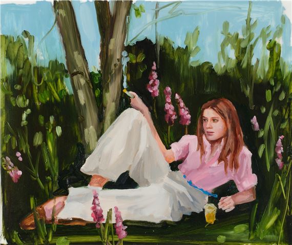 Keg Party Odalisque by Karyn Lyons, Executed in 2021