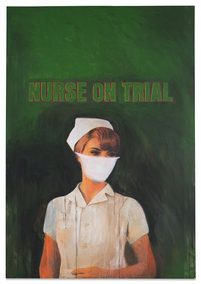 洋書 Richard Prince: Nurse Painting 🧁👩‍⚕️This is a superb example of a 'Nurse' painting by
