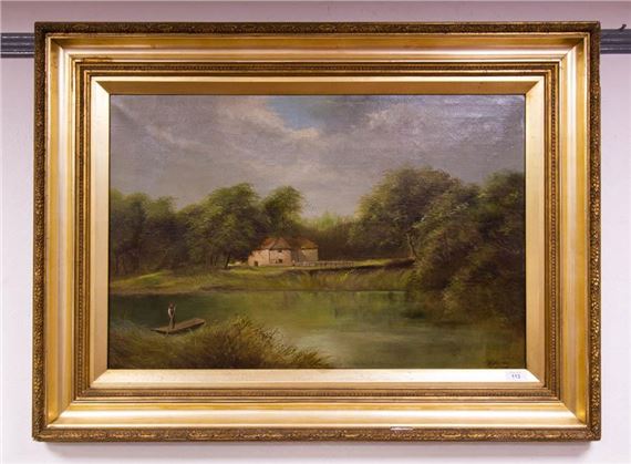 H. Palmer | OIL ON CANVAS IN GILT FRAME H | MutualArt