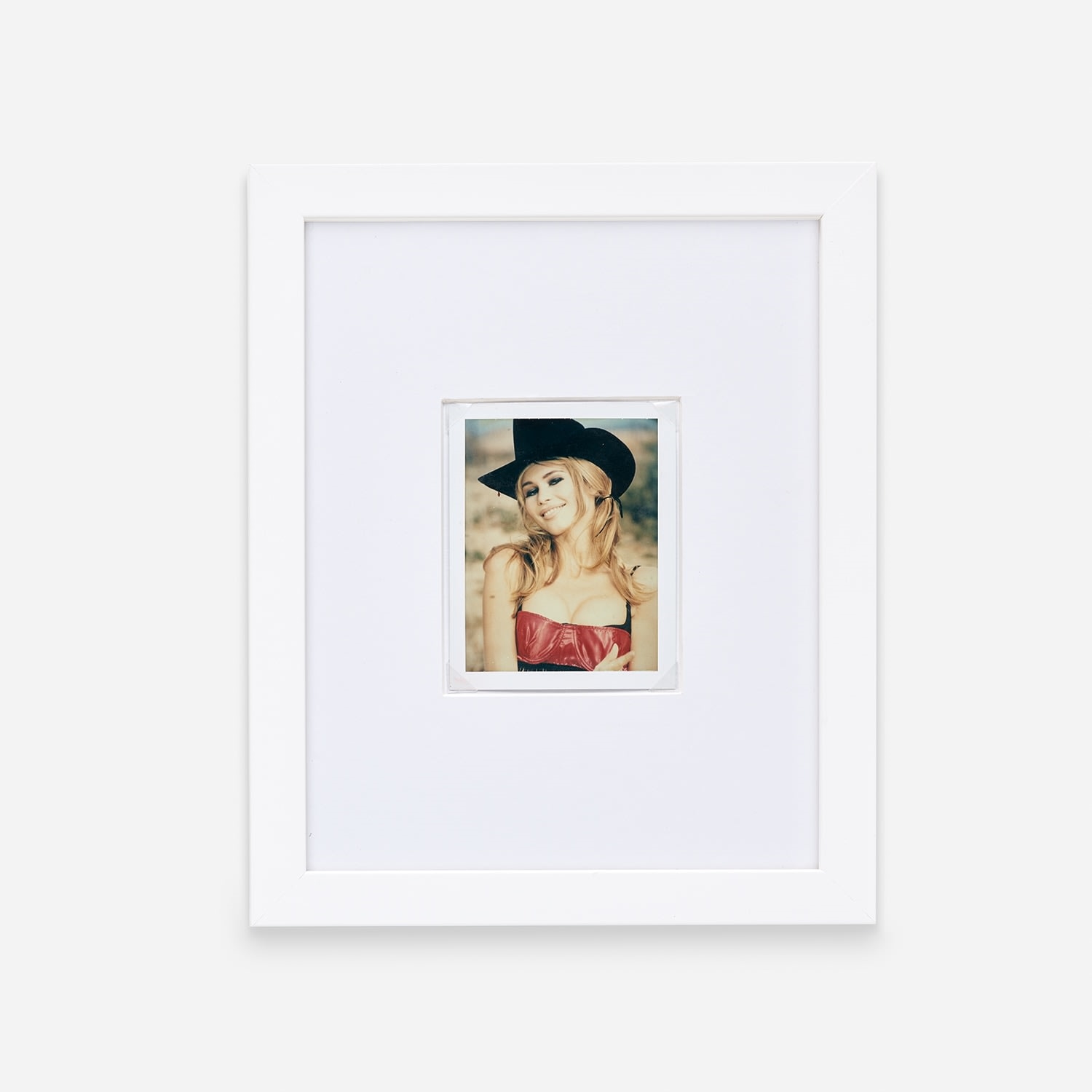 Artwork by Ellen von Unwerth, Giddy Up, Claudia Schiffer, Los Angeles, Made of Polaroid Type 100 print
