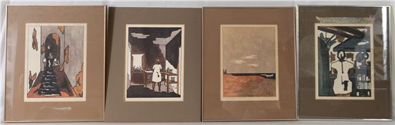 Lot of four (4) litograph - 53 - C. Loiselle