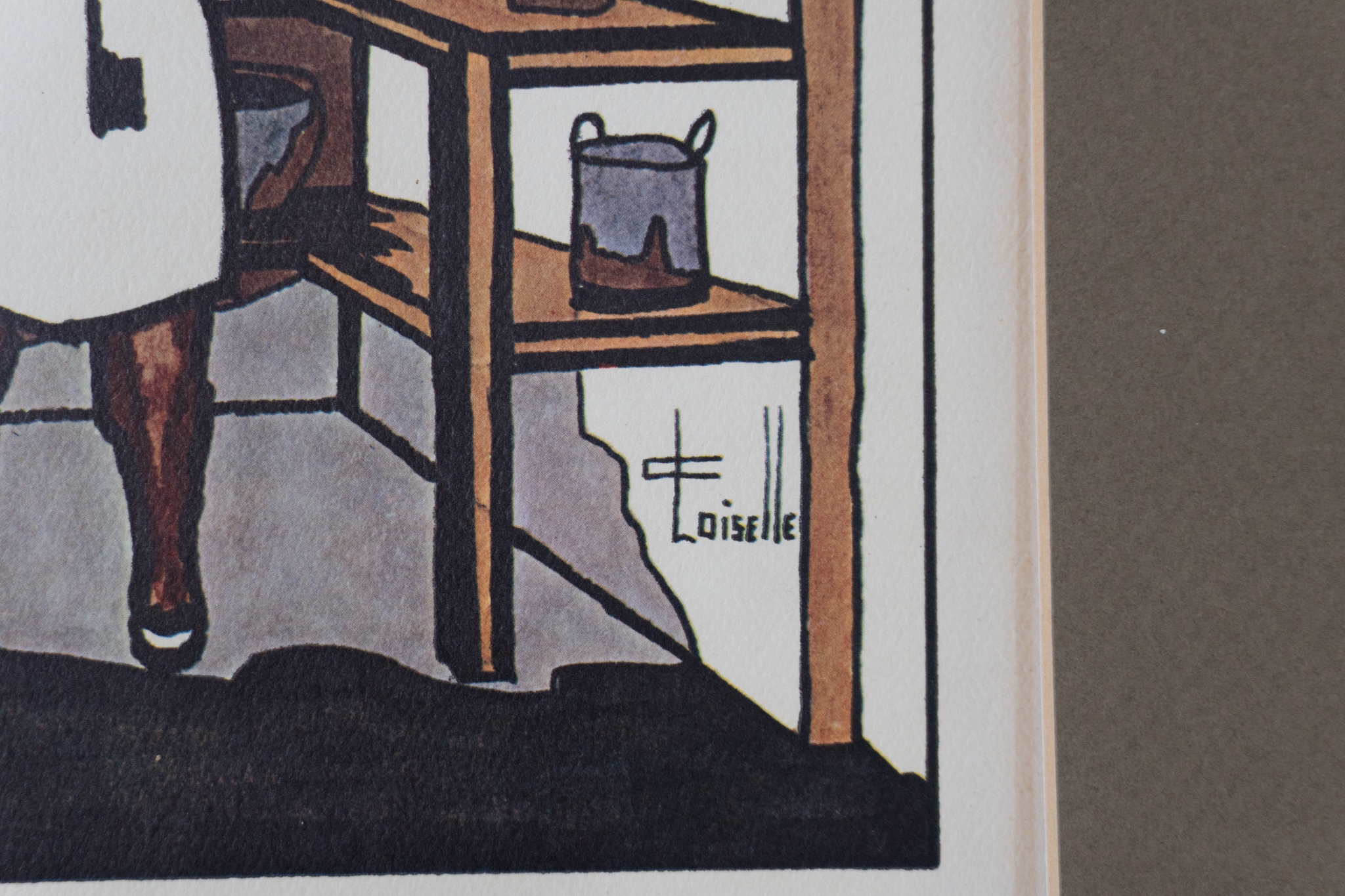 Artwork by C. Loiselle, Lot of four (4) litograph - 53, Made of litograph