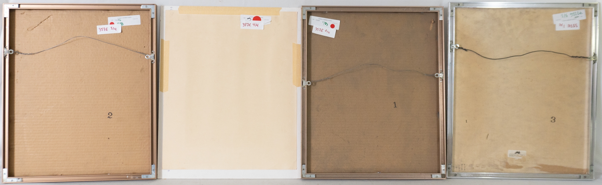 Artwork by C. Loiselle, Lot of four (4) litograph - 53, Made of litograph