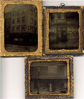 Three Early Photographs of Shop Fronts - Prince Albert