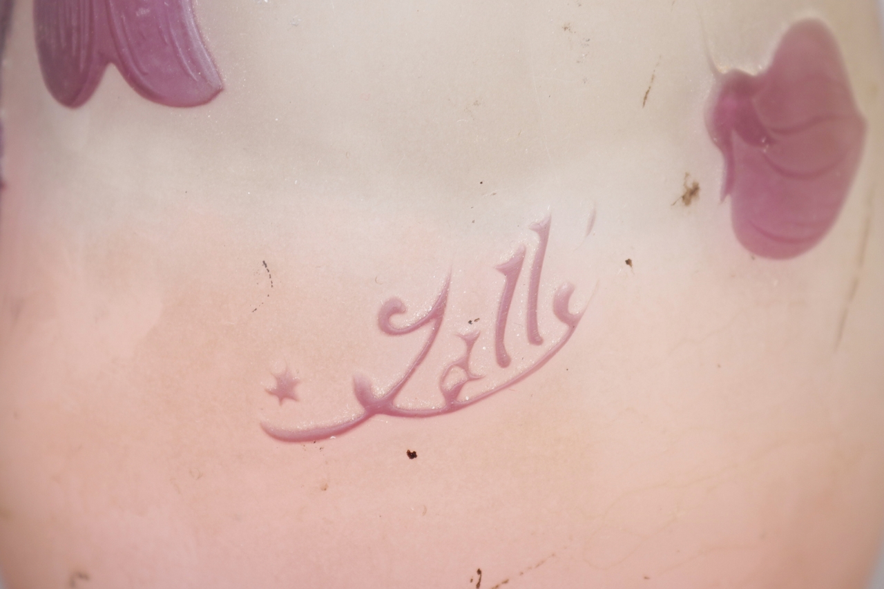 Artwork by Mile Gall, MILE GALL� (1846-1904) Vase, Made of Glas