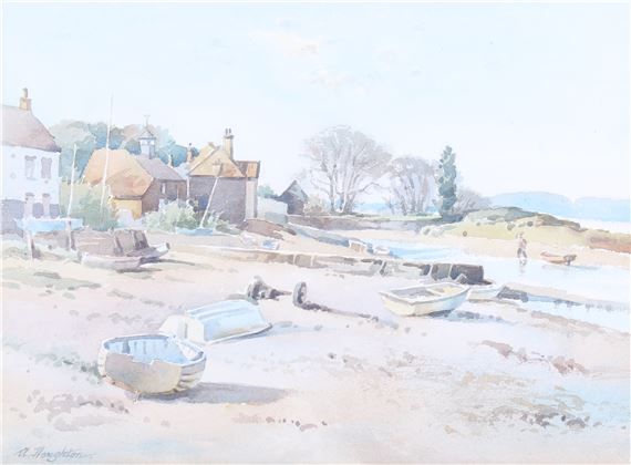 Overy Stathe, Norfolk by Albert Houghton