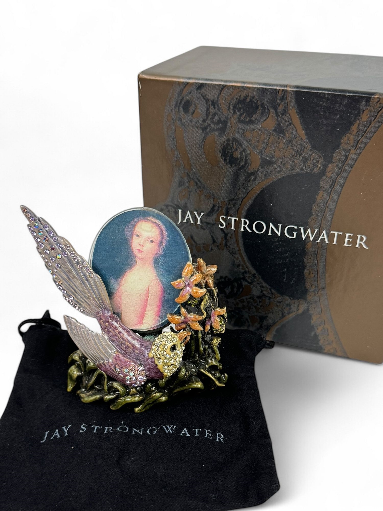 Jay Strongwater | Jay Strongwater Lovebird Picture Frame | MutualArt