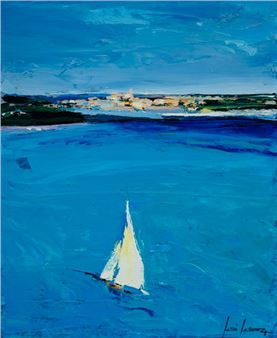 Sailboat off the coast of Corsica - José Lorenzi