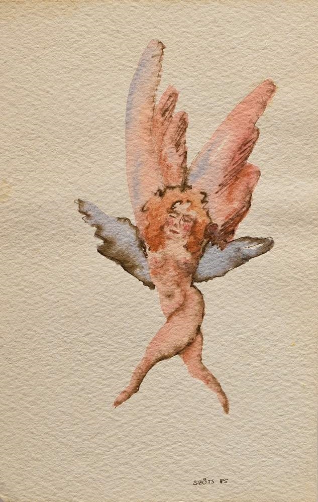 Artwork by Barbara Szüts, 3 Szüts, Made of watercolours