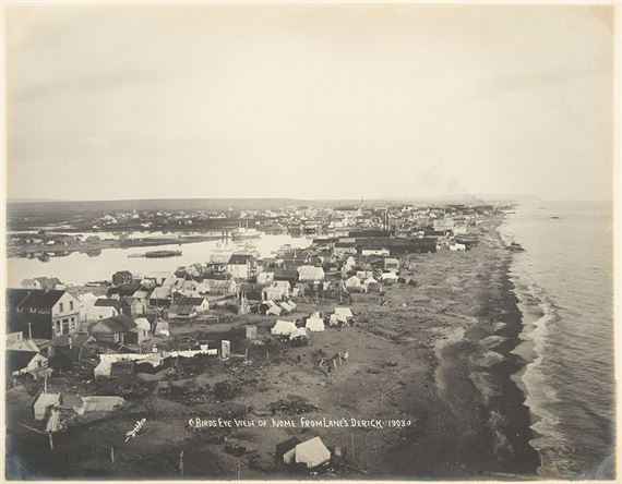 General view of the city of Nome by Beverly Dobbs, circa 1903 - 1906